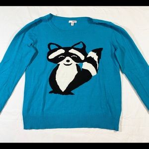 Super Cute Raccoon Sweater
